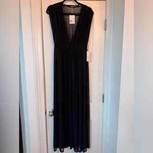 Forever 21 Black Sleeveless V-neck Swim Coverup